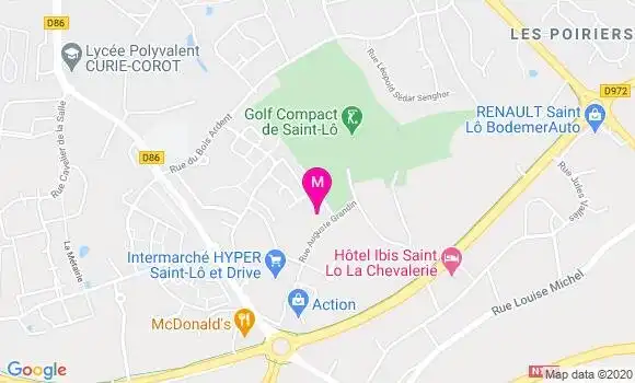 Localisation Dr Carine Godefroy
