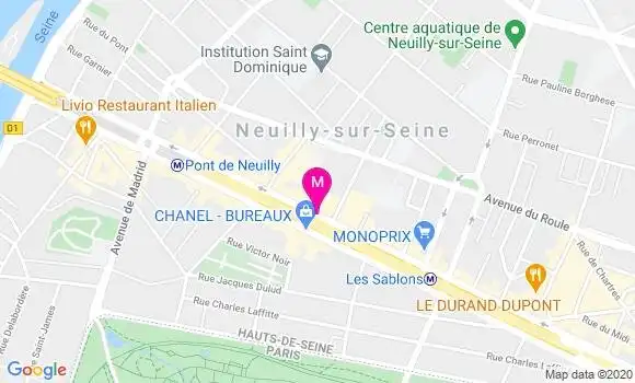 Localisation Dr Hubert Oro
