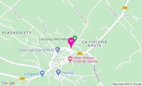 Localisation Dr Claire Pelissier