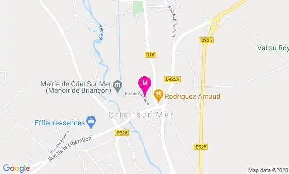 Localisation Dr Jean Marie Gendarme