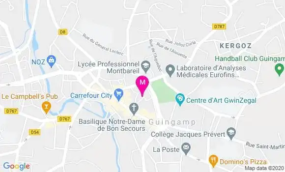 Localisation Dr Sylvie Caillard Leport