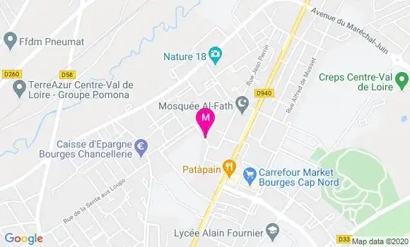 Localisation Dr Marie José Bon Menet