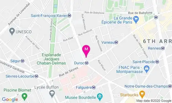 Localisation Dr Sarah Ducrocq