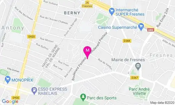 Localisation Dr Catherine Hummel