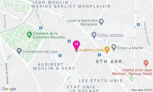 Localisation Dr Philippe Vermorel