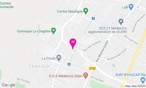 Localisation Dr Patricia Lefez Martin