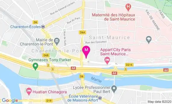 Localisation Dr Nathalie Boulanger