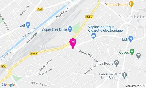 Localisation Dr Jean Marie Klausser