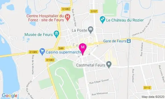 Localisation Dr Catherine Barnier