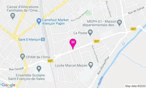 Localisation Dr Isabelle Sevin
