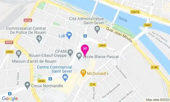 Localisation Dr Nathalie Bourgeais