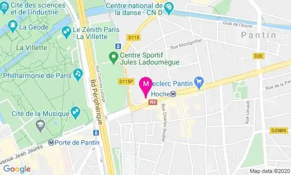 Localisation Dr Catherine Vesin Abecassis