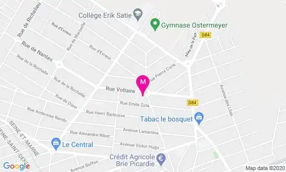 Localisation Dr Carol Delassus Marcel