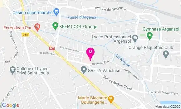 Localisation Dr Thierry Hennion