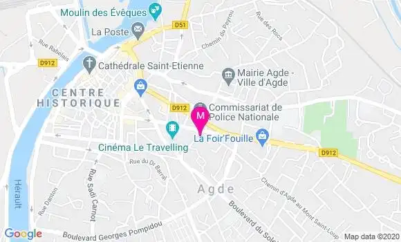 Localisation Dr Xavier Chebrou