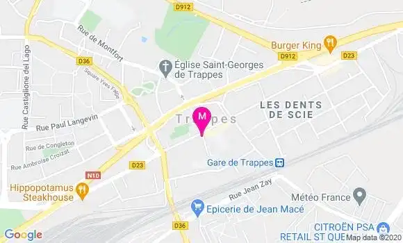 Localisation Dr Elisabeth Brada