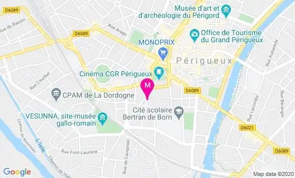 Localisation Dr Nicolas Diard