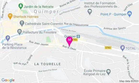 Localisation Dr Martine Le Mith