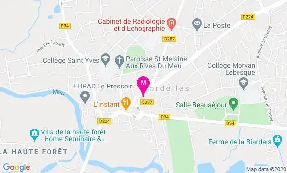 Localisation Dr Fabienne Laperche