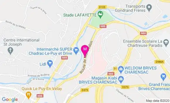 Localisation Dr Florence Fabre