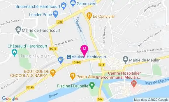 Localisation Dr Isabelle Perrin