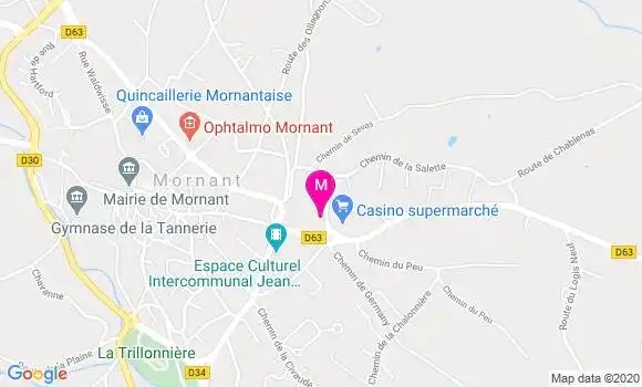 Localisation Dr Sandra Vannier
