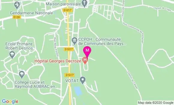 Localisation Dr Georges Darras