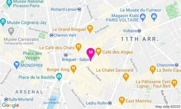 Localisation Dr Philippe Moguelet