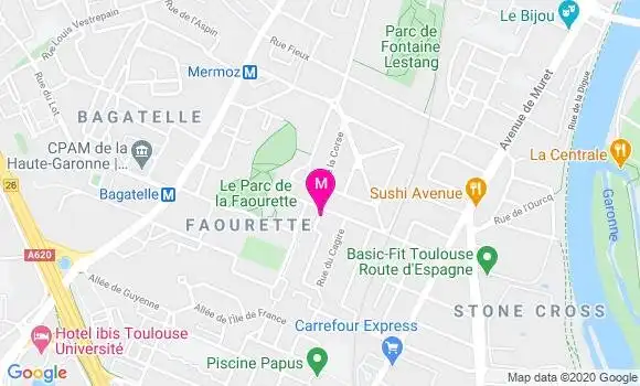 Localisation Dr Catherine Diraison