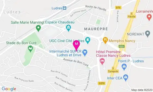 Localisation Dr Catherine Sauteur