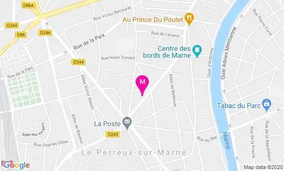 Localisation Dr Fabienne Antoniou