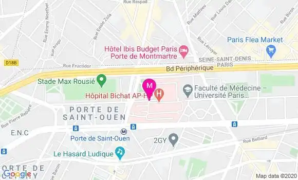 Localisation Dr Yves Castier