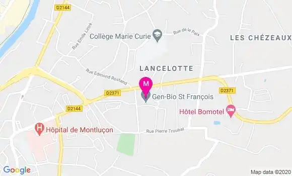 Localisation Dr Xavier Laine