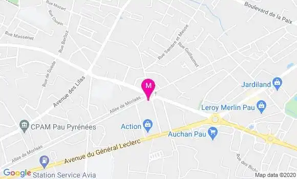 Localisation Dr Isabelle Sayous