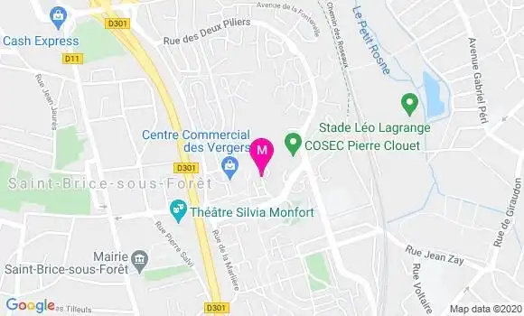 Localisation Dr Nathalie Buret