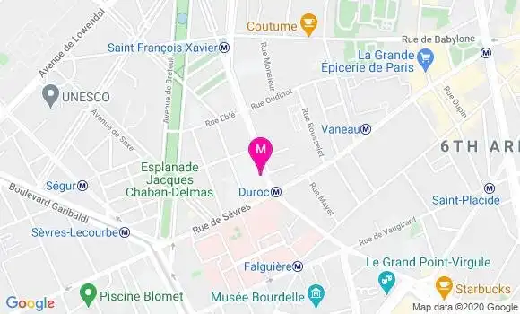Localisation Dr Marie Odile Serinet