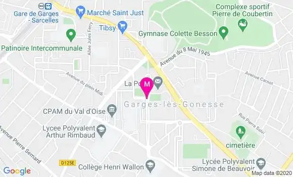 Localisation Dr Maud Sender Cohen