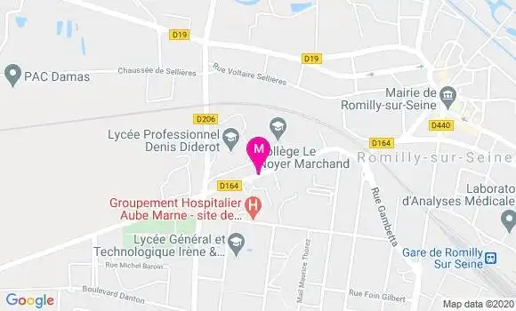 Localisation Dr Pascal Petrequin