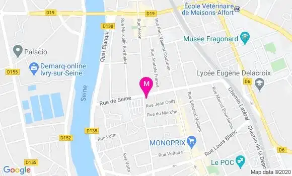 Localisation Dr Marc Gagny