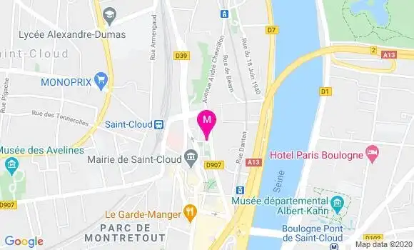 Localisation Dr Sylvie Wainer Lemoine
