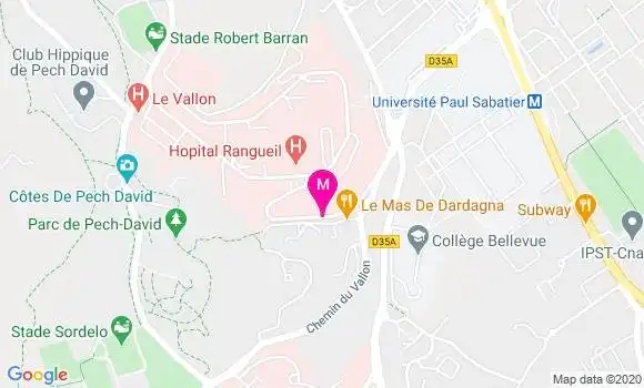 Localisation Dr Jean Pierre Duffas