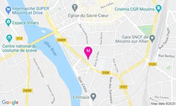Localisation Dr Géraldine Aussert Urbain