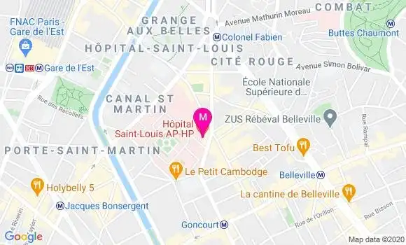 Localisation Dr Pierre Cattan
