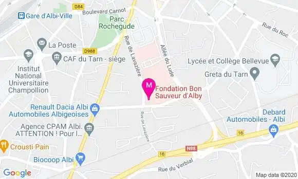 Localisation Dr Sophie Chaminade