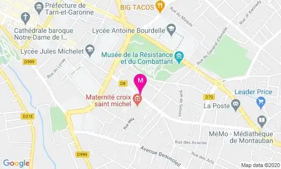 Localisation Dr Vincent Laborie