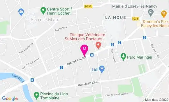 Localisation Dr Anne Gerard Lesaint