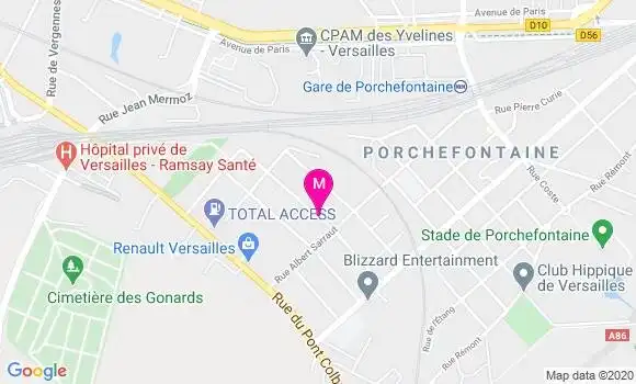 Localisation Dr Marie Christine de Saxce