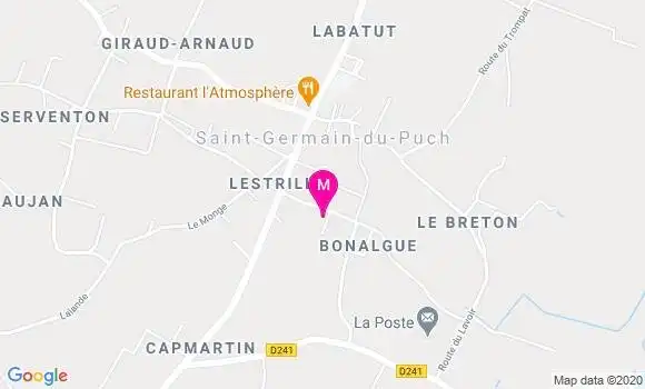 Localisation Dr Catherine Sarrade