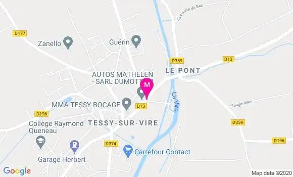 Localisation Dr Etienne Lemoine