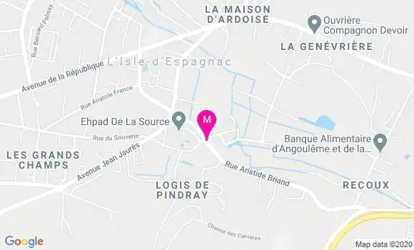 Localisation Dr Isabelle Prompt